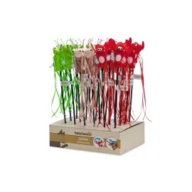 Beeztees Kedi Oltası, Oyuncaklı, Peluş, Kurdelalar, Çeşitli Renklerde, 40Cm