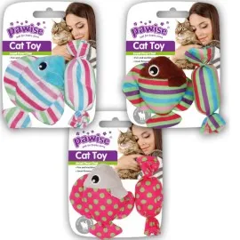 Pawise Şeker - Balık Kedi Oyuncağı