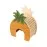 Pawise Ahşap Kemirgen Yuvası Ananas