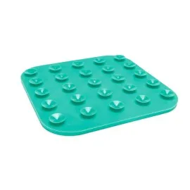 Beeztees Yavru Köpek Yaş Mama Yeme Oyuncağı, Kare Şeklinde, Silikon, Yeşil, 20X20Cm