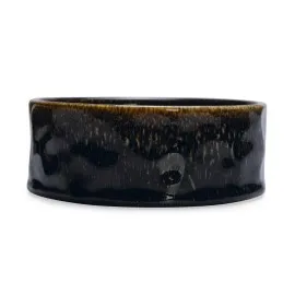 Beeztees Dbl Köpek Mama Su Kabı, Seramik, Siyah, 13,5Cm, 500Ml