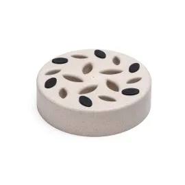 Beeztees Dbl Köpek Yavaş Besleme Mama Kabı, Bambu, Bej, 17Cm, 800Ml