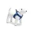 Beeztees Köpek Göğüs Tasması, Neopren, Mavi, M, 41-46cm
