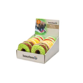 Beeztees Köpek Oyuncağı, Donut, Peluş, Çeşitli Renklerde, 12X12X5Cm