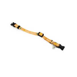 Beeztees Yavru Kedi Boyun Tasması, Zilli, Sarı, 17,5-23Cm