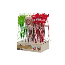 Beeztees Kedi Oltası, Oyuncaklı, Peluş, Kurdelalar, Çeşitli Renklerde, 40cm