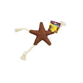 Pet Comfort İpli Yıldız Köpek Oyuncağı Kiremit Ø25Cm, 40Cm