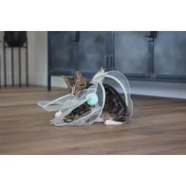 Beeztees Yavru Kedi Tüneli, Spiral Şeklinde, 60X25X25Cm