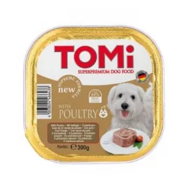 Tomi Köpek Kümes Hayvanlı Pate Alüminyum Yaş Mama 300Gr (Pate)