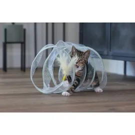 Beeztees Yavru Kedi Tüneli, Spiral Şeklinde, 60X25X25Cm