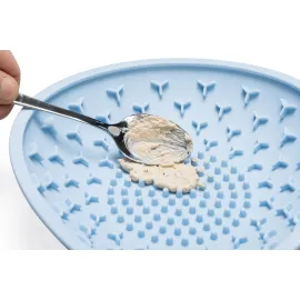 Beeztees Yavru Köpek Mama Yeme Oyuncağı, Silikon, Açık Mavi, 19Cm