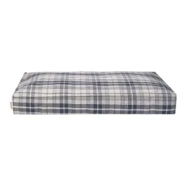 Pet Comfort Lima  Mavi Kareli Köpek Yatağı M 90X60Cm