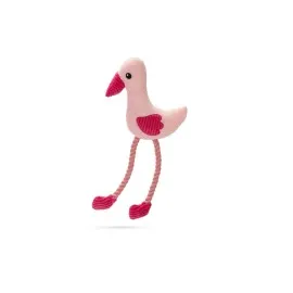 Beeztees Köpek Oyuncağı, Sesli, Flamingo, Peluş, Pembe, 39,5X19,5X6Cm