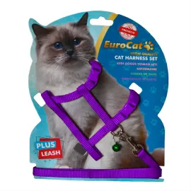 Eurocat Kedi Göğüs Tasması Mor