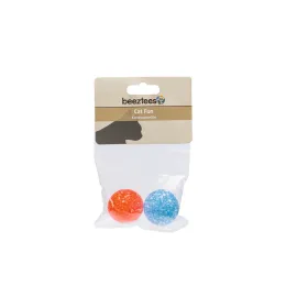 Beeztees Kedi Oyuncağı, Top, 2 Adet, Çeşitli Renklerde, 4cm