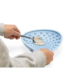 Beeztees Yavru Köpek Mama Yeme Oyuncağı, Silikon, Açık Mavi, 19Cm