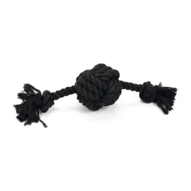 Beeztees Köpek Oyuncağı, Diş İpinden Top Ve İpi, Siyah, 34X10X9Cm, 255Gr