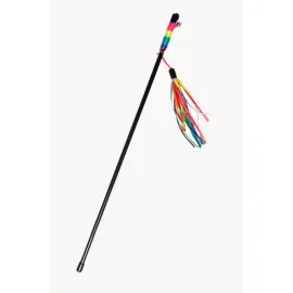 Karlıe Kedi Oltası 70 Cm Gökkuşağı