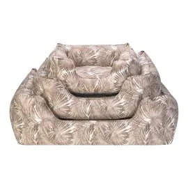 Pet Comfort Alpha  Açık Kahverengi-Beyaz Köpek Yatağı L 105X85Cm