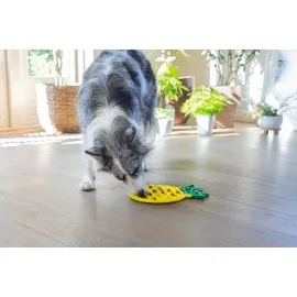 Beeztees Yavru Köpek Yaş Mama Yeme Oyuncağı, Ananas Şeklinde,silikon, Sarı, 20X20Cm