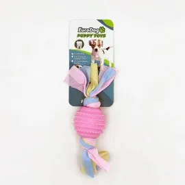 Eurodog Puppy Toys Pembe Tırtıklı Top Diş Kaş.oy.