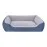 Pet Comfort Bravo Duo  Köpek Yatağı Mavi/gri Peluş L 90X70Cm