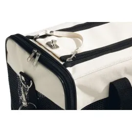 Beeztees Köpek Taşıma Ve Seyahat Çantası, Krem/mavi, 43X25X27Cm