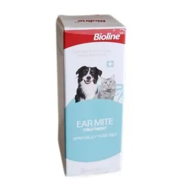 Bioline Kedi Ve Köpek Kulak Temizleme Yağı 30Ml