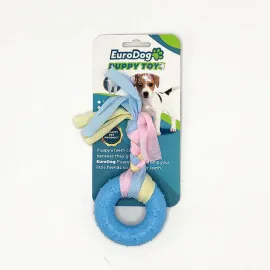 EuroDog Puppy Toys Mavi Ufak Halka Diş Kaşıma Oy.
