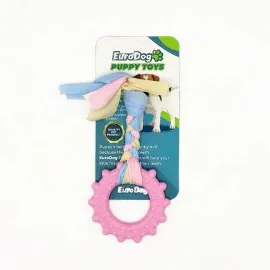 Eurodog Puppy Toys Pembe Çark Diş Kaşıma Oyuncağı