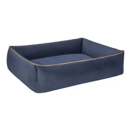 Pet Comfort Golf  Köpek Yatağı Parliament Mavi W Hardal Biye L 105X80Cm
