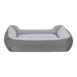 Pet Comfort Bravo Duo  Köpek Yatağı Gri/gri Peluş L 90X70Cm