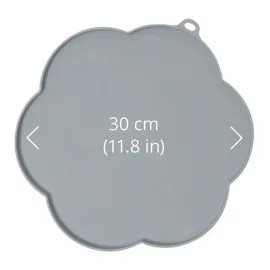 Catit Çiçek Şekilli Su Pınarı Altlığı Gri