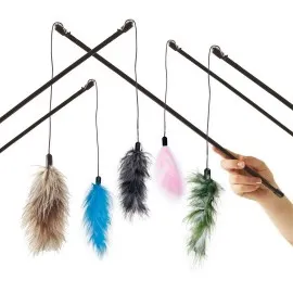 Karlıe Tüylü Kedi Oltası 60Cm