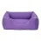 Pet Comfort Alpha  Köpek Yatağı Mor W Beyaz Biye M 80X65Cm