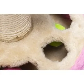 Beeztees Kedi Tırmalama Ve Oyuncağı, Pembe, 27X27X40Cm