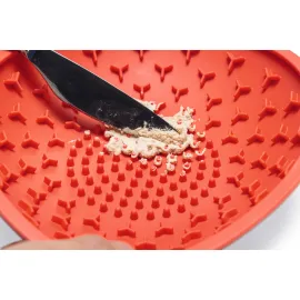 Beeztees Yavru Köpek Mama Yeme Oyuncağı, Silikon, Kırmızı, 19Cm