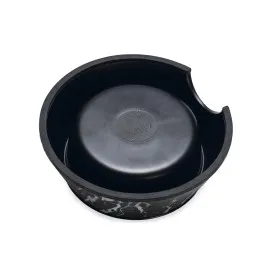 Beeztees Dbl Köpek Mama Su Kabı, Mat Siyah Paslanmaz Çelik, Siyah Mermer Görünümlü, 14Cm, 160Ml