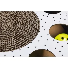 Beeztees Yavru Kedi Karton Tırmalama Ve Oyuncağı, 35X35X7Cm