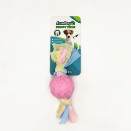 EuroDog Puppy Toys Pembe Kemik Des.Top Diş Kaş.Oy.