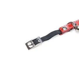 Beeztees Kedi Boyun Tasması, Bandanalı, Zilli, Kırmızı, 24-29Cm