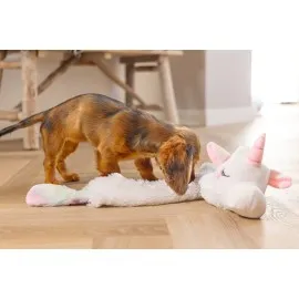 Beeztees Yavru Köpek Oyuncağı, Unicorn, Peluş, Beyaz, 74X14X15Cm