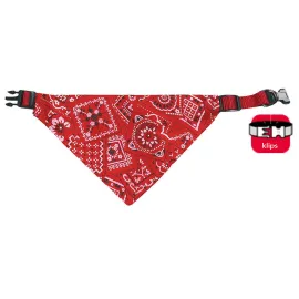 Karlıe Bandanalı Tasma 35-50cm Kırmızı