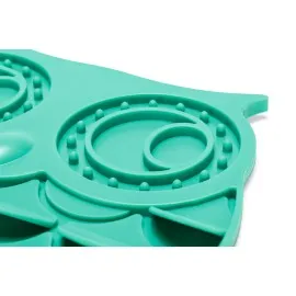 Beeztees Yavru Köpek Mama Yeme Oyuncağı, Baykuş Şeklinde, Silikon, Yeşil, 30X28Cm