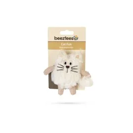Beeztees Kedi Oyuncağı, Kedi, Peluş, Beyaz, 15X10X3Cm