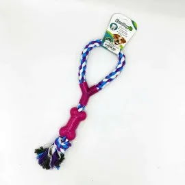 Eurodog Diş İp Halka Diş Kaş Düğ. Mor Mav Bey 35Cm