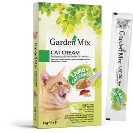 GARDEN MIX KEDI KREMASI KUZU KEDI OTU 5 X 15 GR