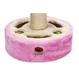 Beeztees Kedi Tırmalama Ve Oyuncağı, Pembe, 27X27X40Cm