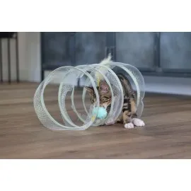 Beeztees Yavru Kedi Tüneli, Spiral Şeklinde, 60X25X25Cm