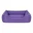 Pet Comfort Alpha  Köpek Yatağı Mor W Beyaz Biye L 105X85Cm